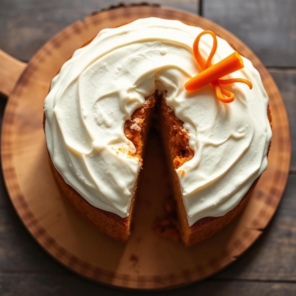 BOLO DE CENOURA COM COBERTURA CREMOSA