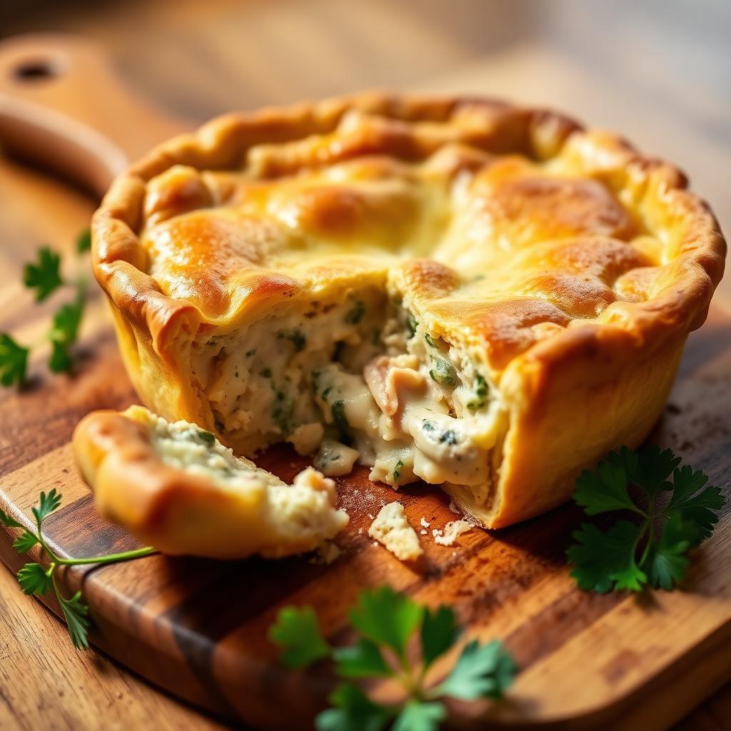 TORTA SALGADA DE FRANGO